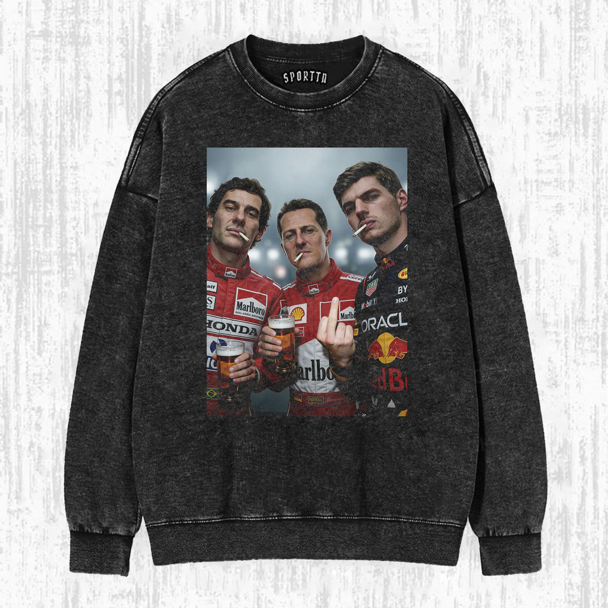 F1 Three Kings Together:Senna & Michael Schumacher & Max Verstappen T-shirt