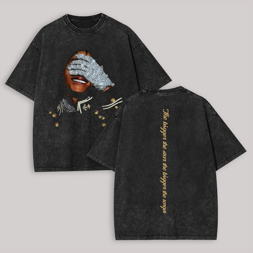 Legend Michael Vintage T-shirt(Double-sided Print)