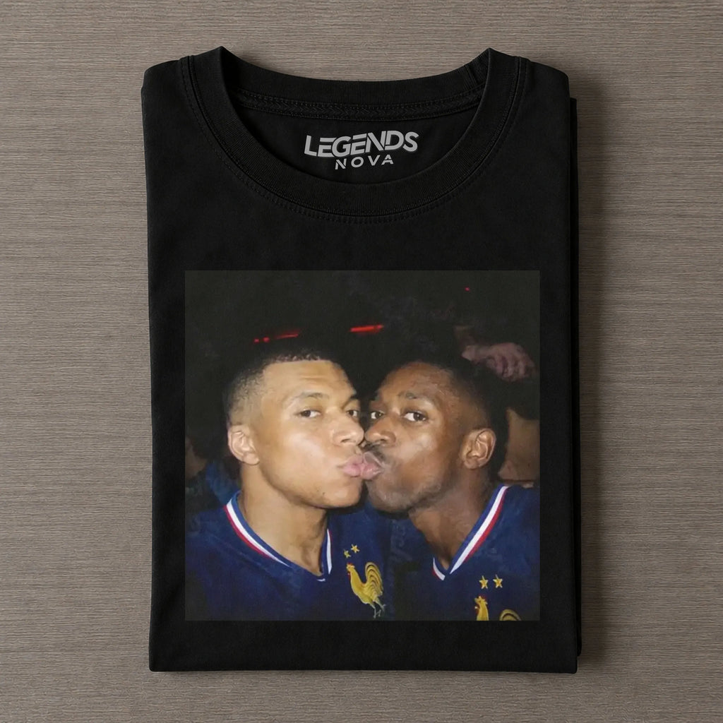 Ousmane Dembélé & Kylian Mbappé France Team Tee