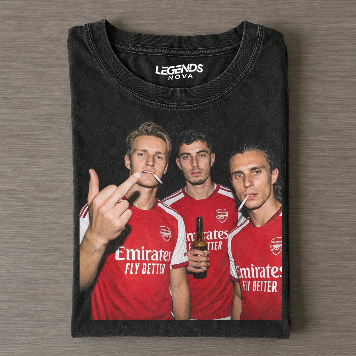 Martin Odegaard & Kai Havertz & Riccardo Calafiori Arsenal Tee